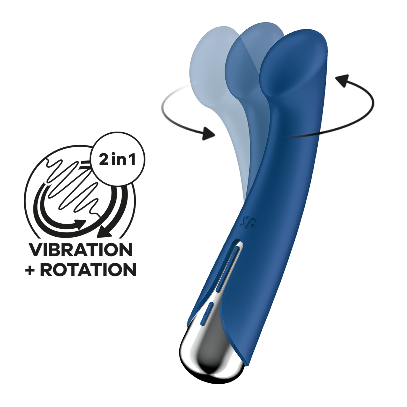 SATISFYER - SPINNING G-SPORT 1 VIBRADOR ROTADOR ROJO
