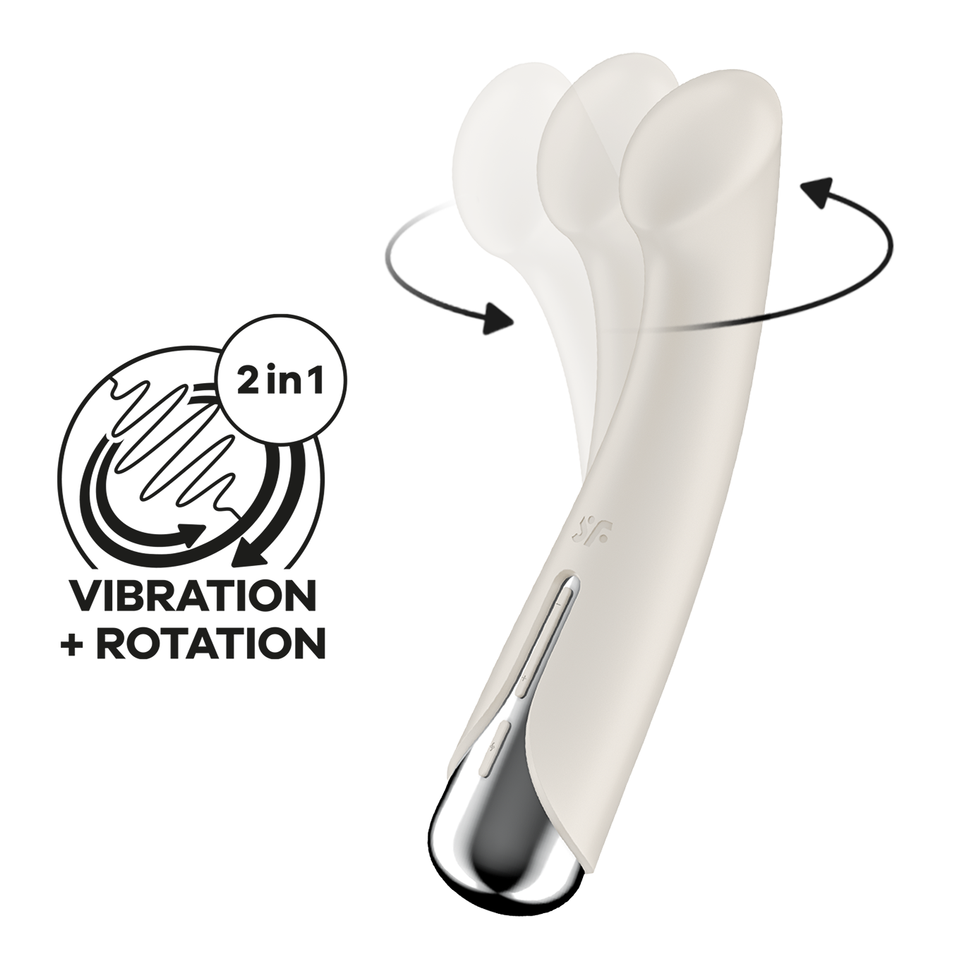 SATISFYER - SPINNING G-SPORT 1 VIBRADOR ROTADOR ROJO