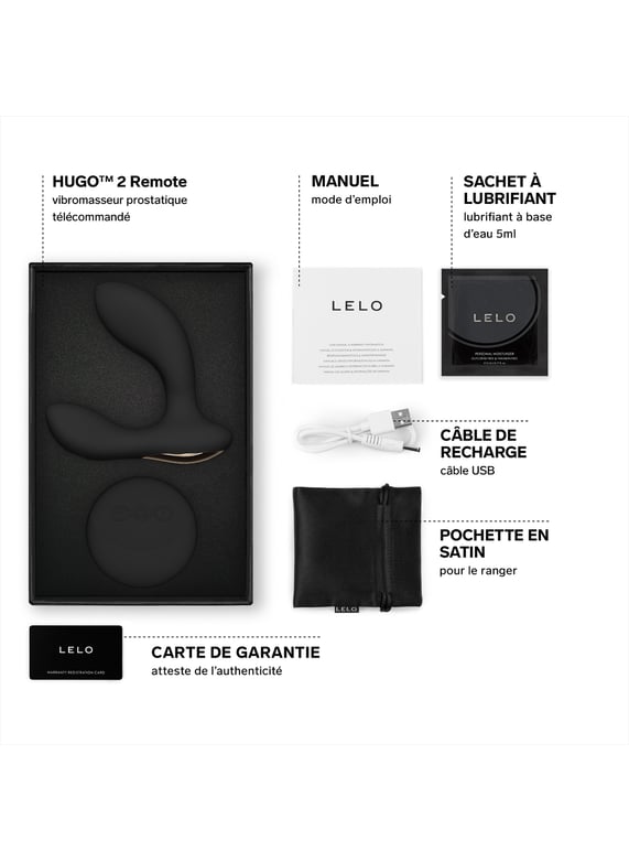 MASSEUR PROSTATIQUE HUGO 2 + TÉLÉCOMMANDE