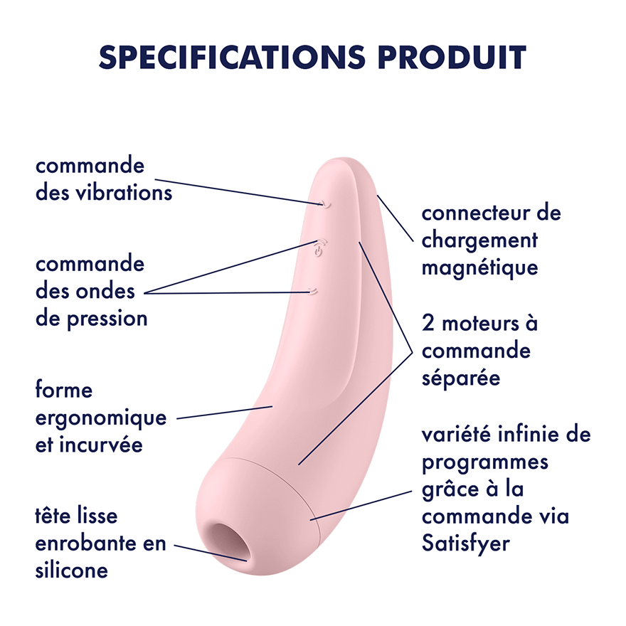SATISFYER - CURVY 2 + ROSA