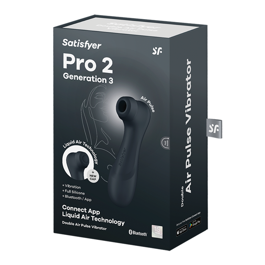 SATISFYER PRO 2 GENERATION 3 - NOIR BLUETOOTH & APP