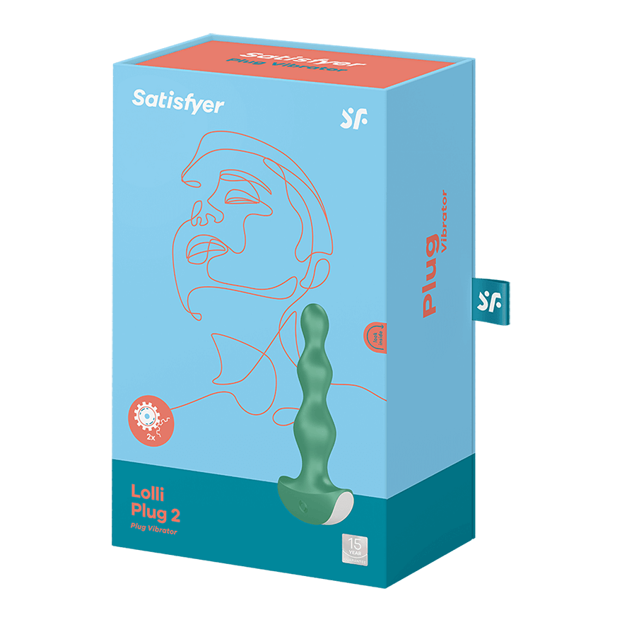 SATISFYER - LOLLI PLUG 2 PLUG VIBRATOR GRIS