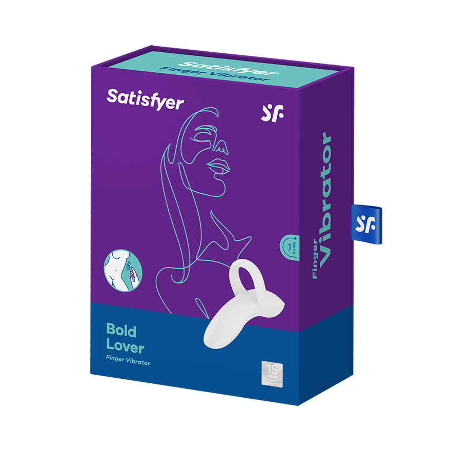 SATISFYER - BOLD LOVER DEDAL VIBRADOR BLANCO