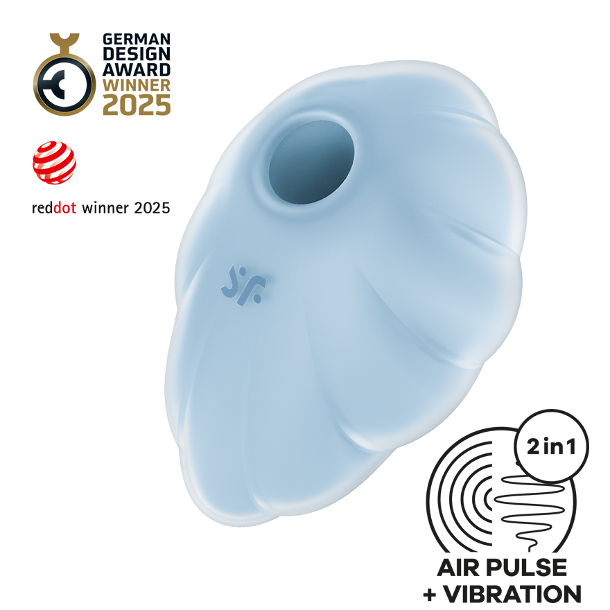SATISFYER - VIBRATEUR CLOUD DANCER VERT AIR PULSE