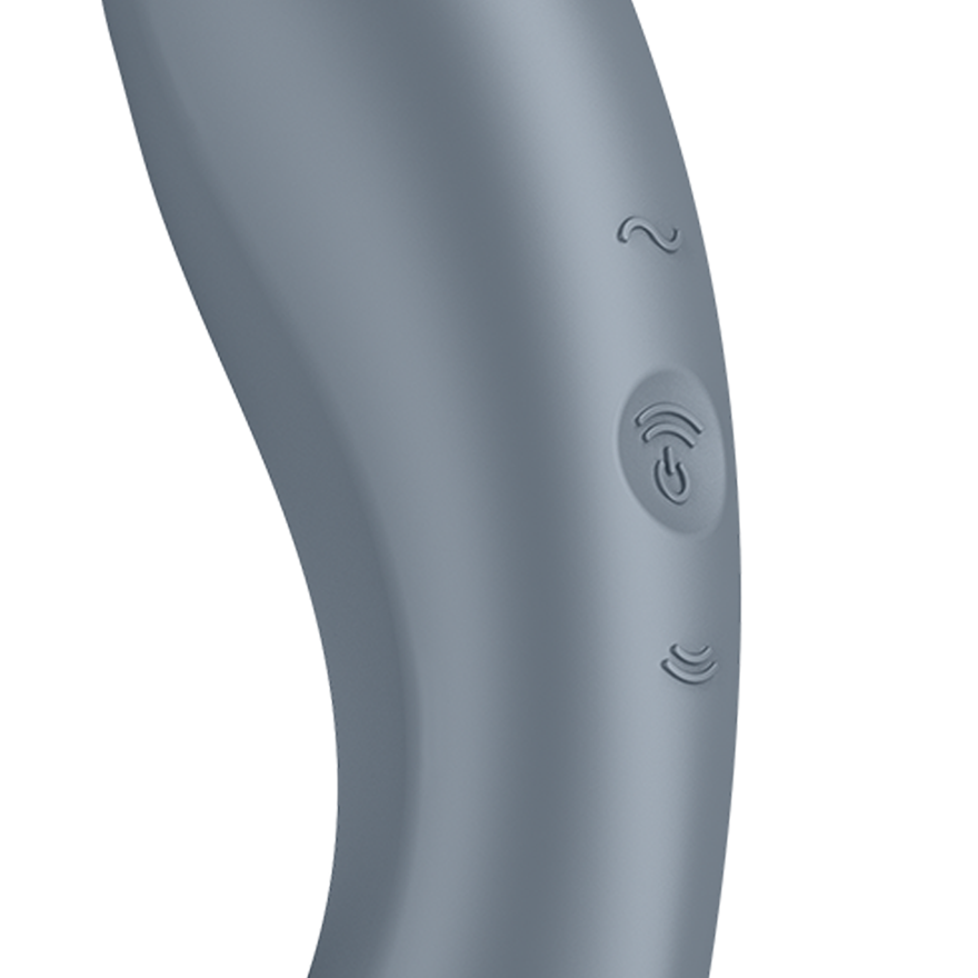 SATISFYER - CURVE TRINITY 1 AIR PULSE VIBRATION GRIS