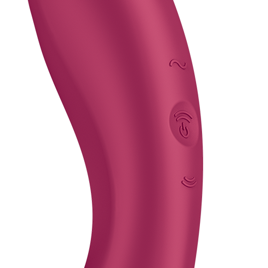 SATISFYER - CURVE TRINITY 1 AIR PULSE VIBRATION GRIS