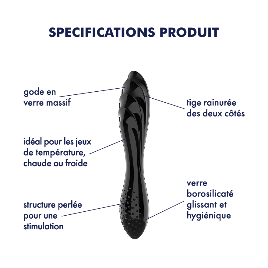 SATISFYER - TRANSPARENT CRISTAL ÉBLOUISSANT