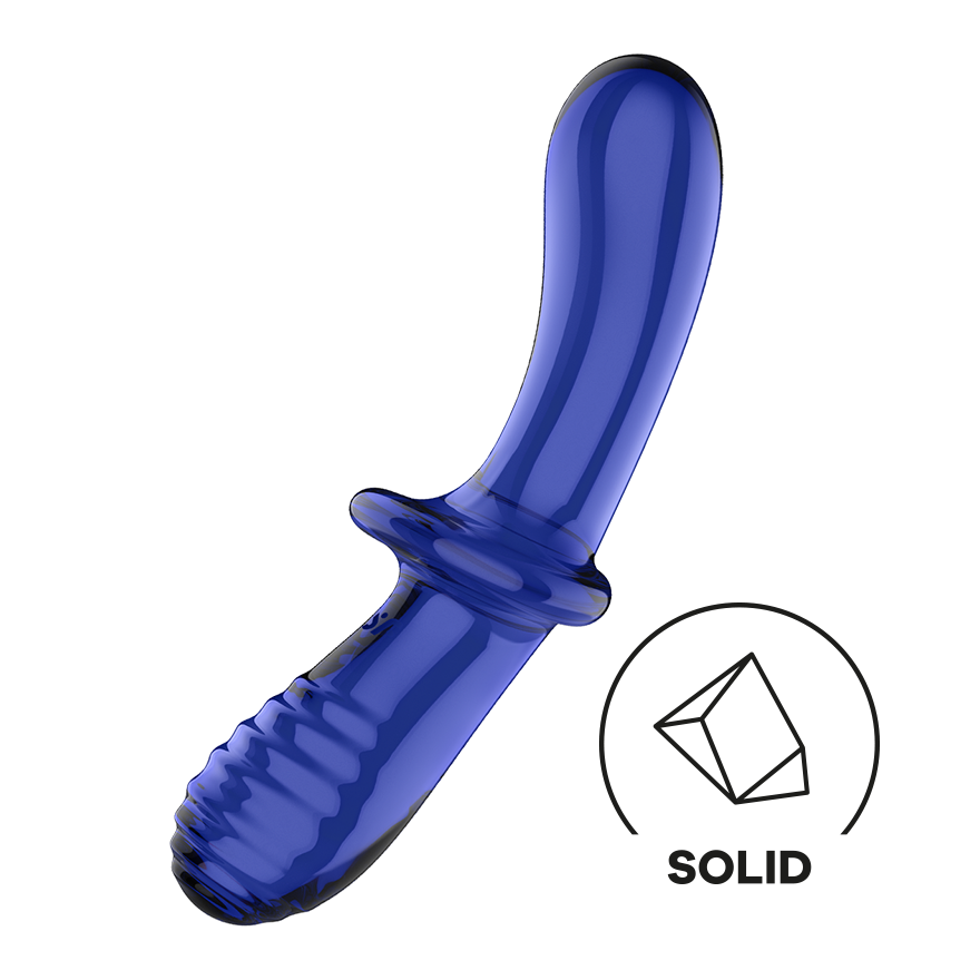 SATISFYER - GODE DOUBLE CRISTAL TRANSPARENT