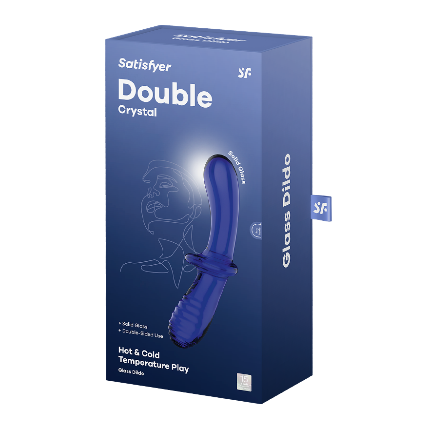 SATISFYER - GODE DOUBLE CRISTAL TRANSPARENT