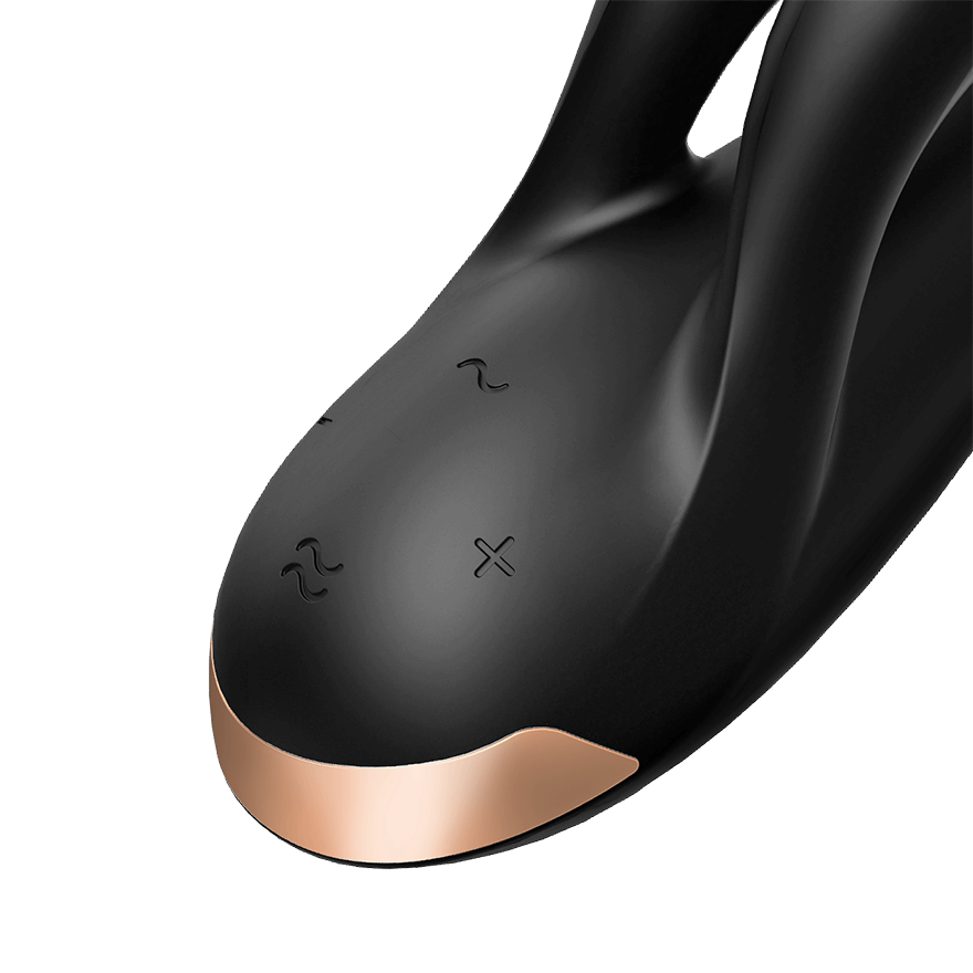SATISFYER DOUBLE FLEX VIBRADOR APP - BLANCO
