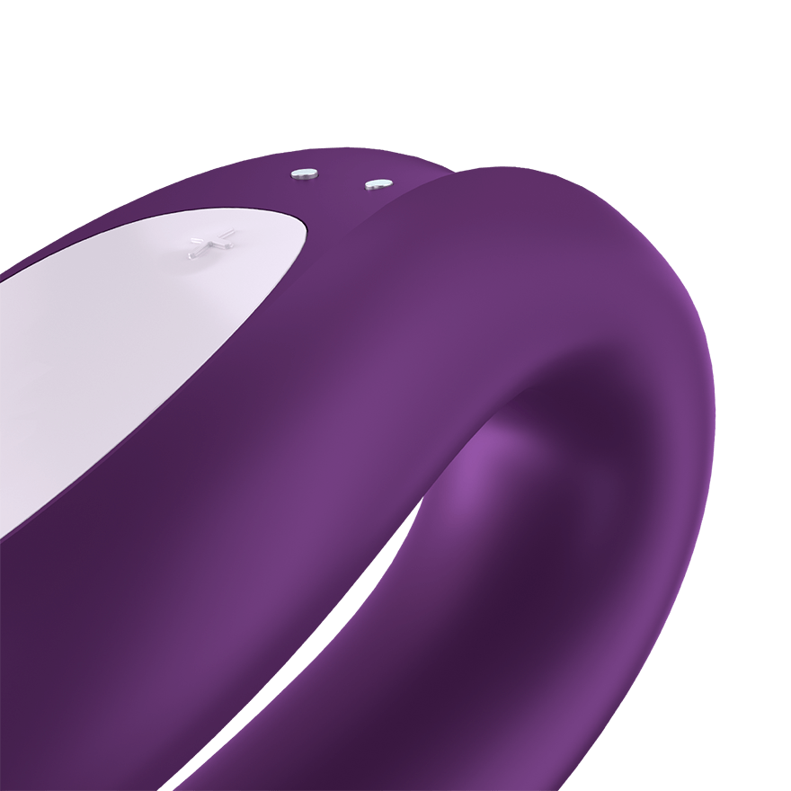 SATISFYER - DOUBLE JOY CON APP MORADO