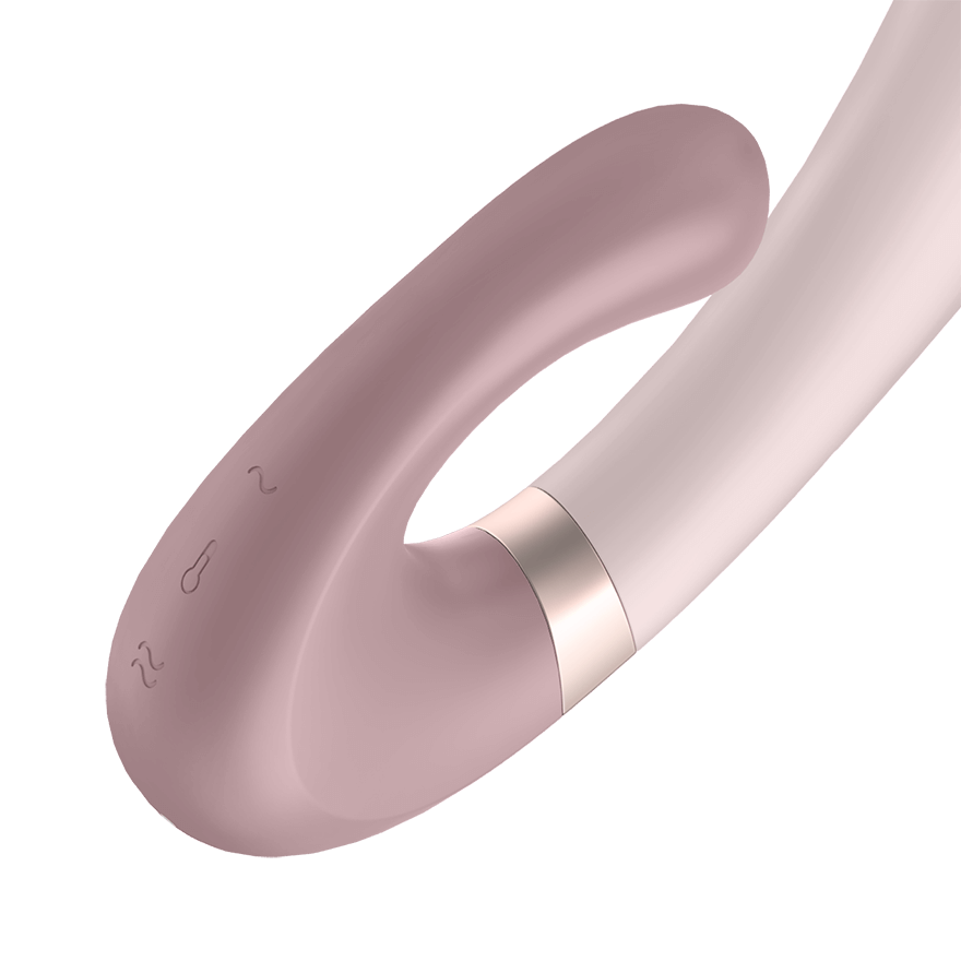 SATISFYER - HEAT WAVE VIBRADOR APP BLANCO