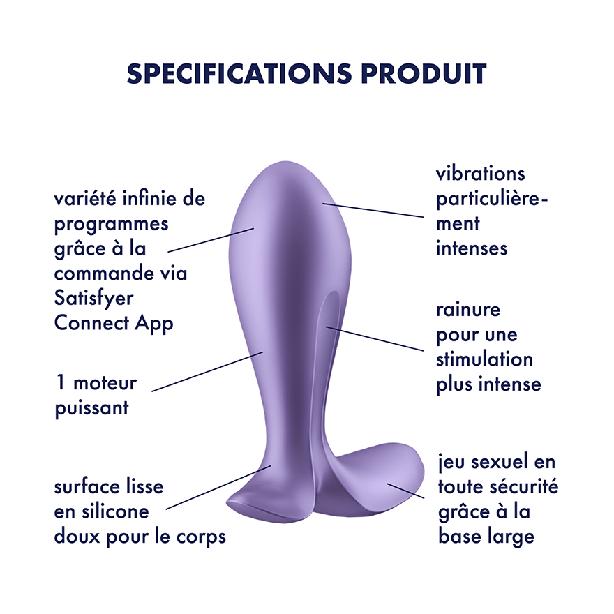 SATISFYER - INTENSITY PLUG VIOLET