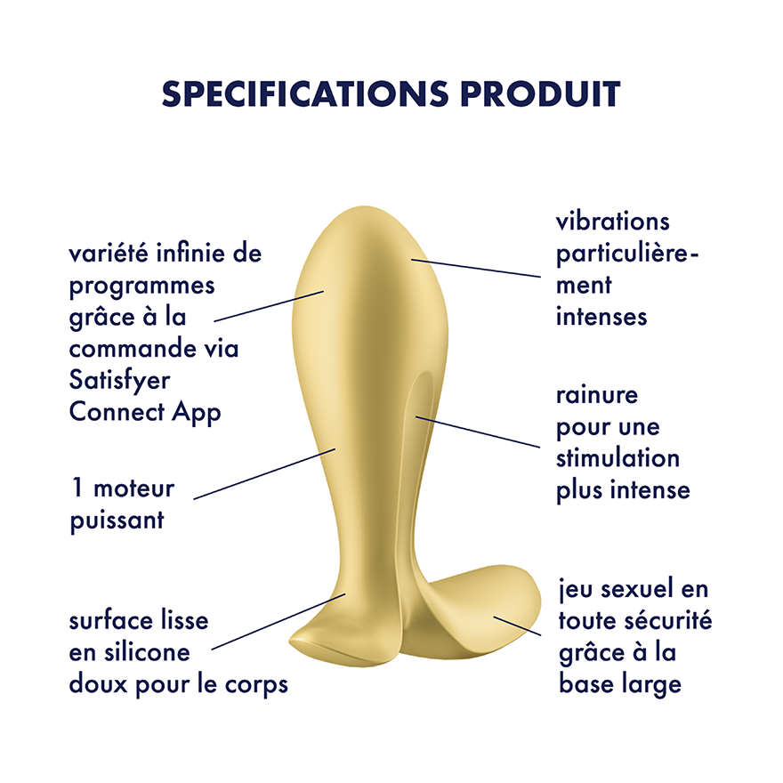 SATISFYER - INTENSITY PLUG VIOLET