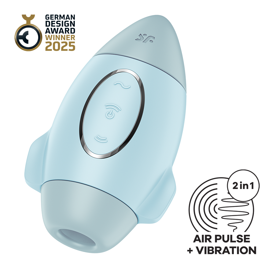 SATISFYER - MISSION CONTROL PETIT VIBRATEUR DOUBLE IMPULSION LILAS