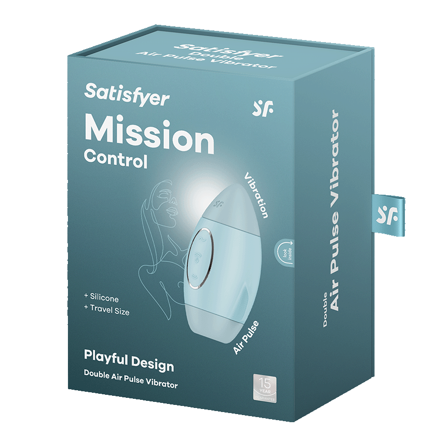 SATISFYER - MISSION CONTROL PETIT VIBRATEUR DOUBLE IMPULSION LILAS