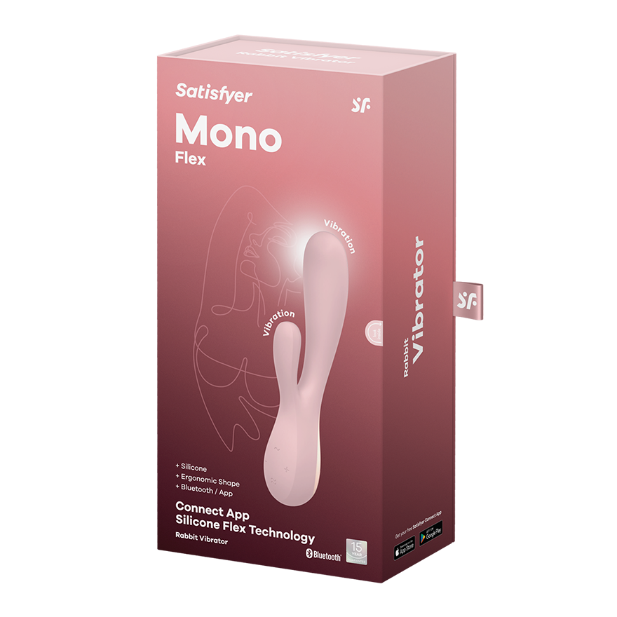 SATISFYER MONO FLEX ROSA CON APP