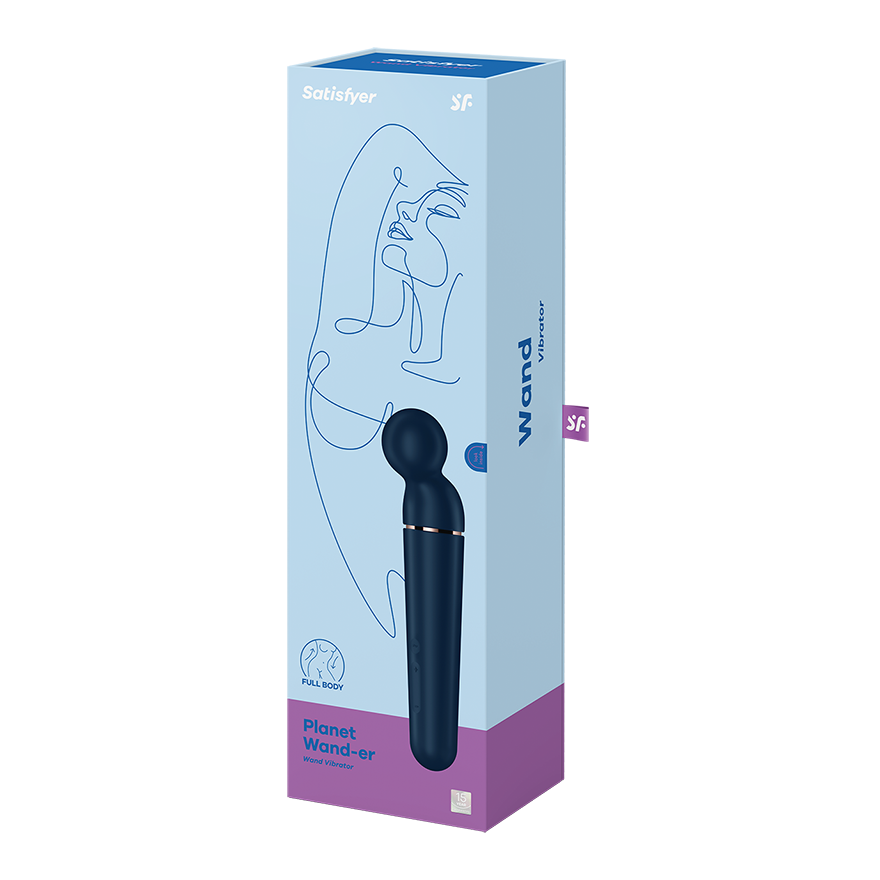 SATISFYER - PLANET WAND-ER VIBRATEUR MASSAGER BERRY