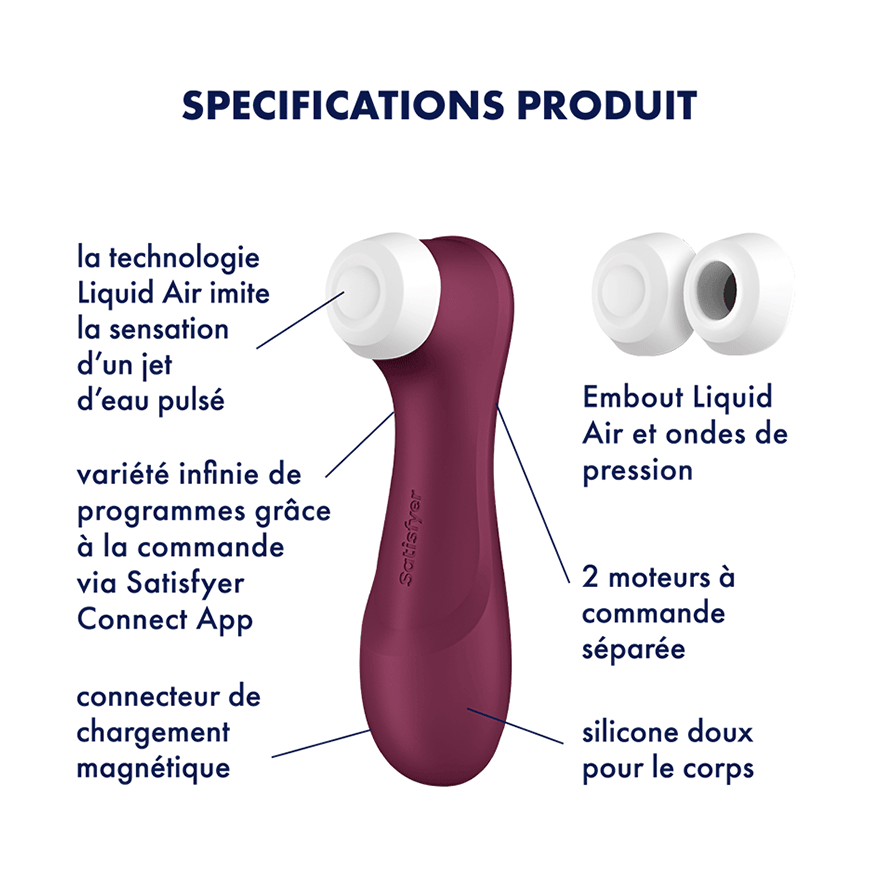 SATISFYER PRO 2 GENERATION 3 - NOIR BLUETOOTH & APP