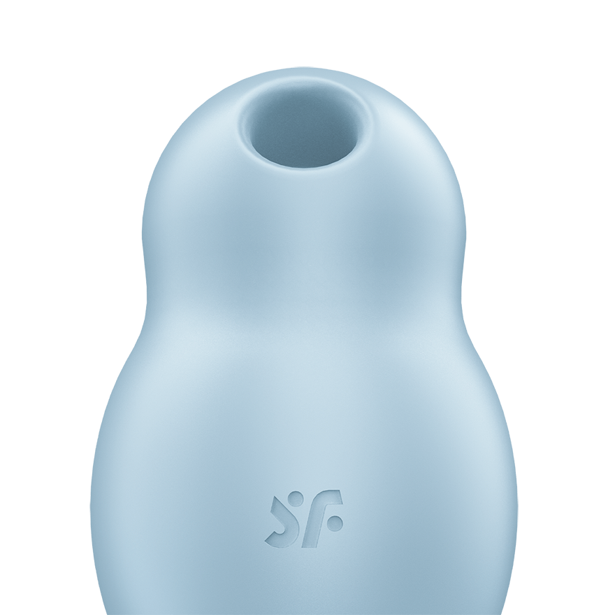 SATISFYER - STIMULATEUR ET VIBRATEUR DOUBLE AIR PULSE PRO TO GO 1 ROUGE