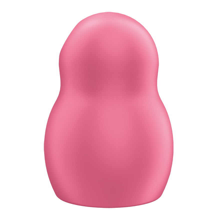 SATISFYER - STIMULATEUR ET VIBRATEUR DOUBLE AIR PULSE PRO TO GO 1 ROUGE