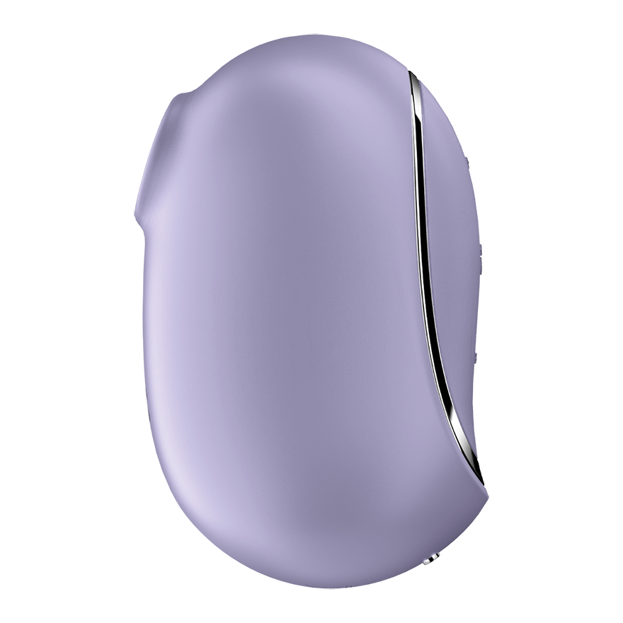 SATISFYER - STIMULATEUR ET VIBRATEUR DOUBLE AIR PULSE PRO TO GO 2 VIOLET