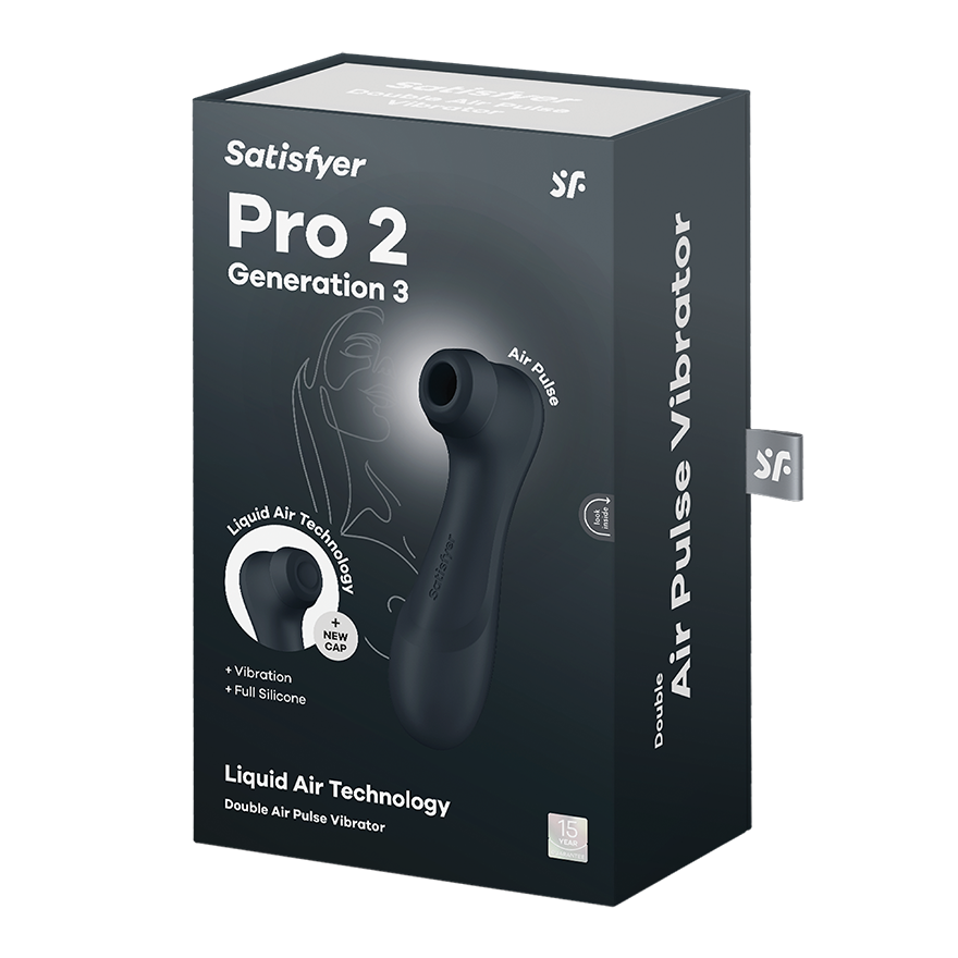 SATISFYER - PRO 2 GENERACIÓN 3 LIQUID AIR TECHNOLOGY GRANATE