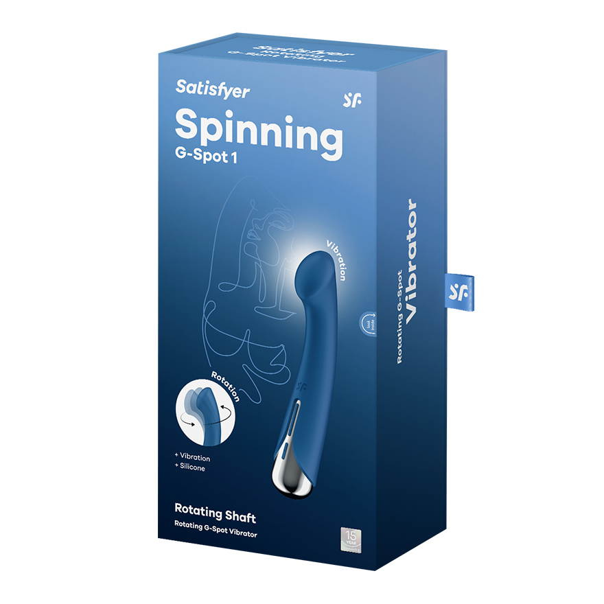 SATISFYER - SPINNING G-SPORT 1 VIBRADOR ROTADOR ROJO