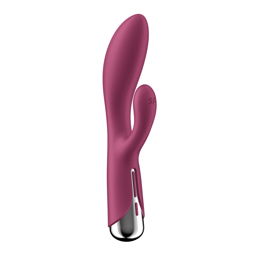 SATISFYER - SPINNING RABBIT 1 ESTIMULACION CLITORIS Y PUNTO G ROJO