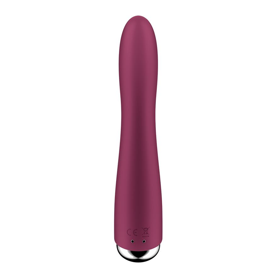 SATISFYER - SPINNING VIBE 1 VIBRATEUR ROTATEUR G-SPOT ROUGE