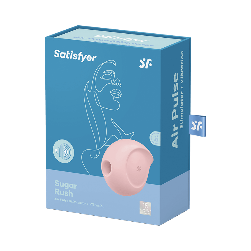 SATISFYER - SUGAR RUSH ESTIMULADOR Y VIBRADOR ROSA