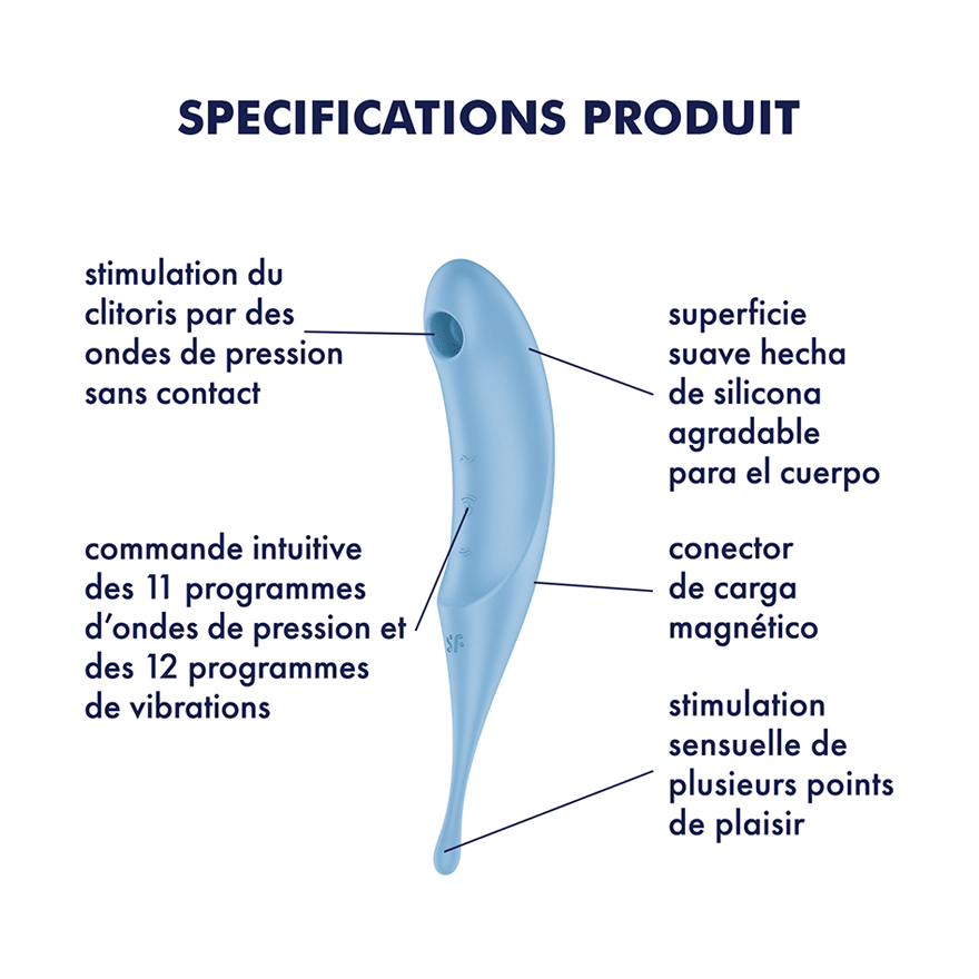 VIBROMASSEUR TWIRLING PRO