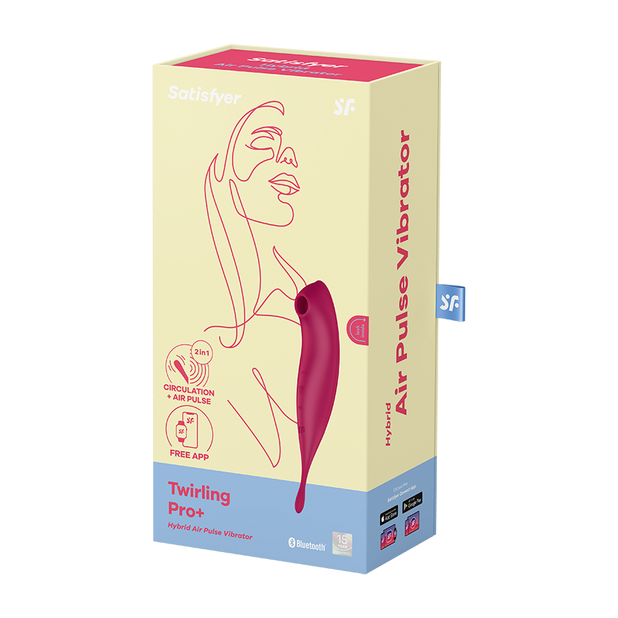 SATISFYER - TWIRLING PRO+ ESTIMULADOR Y VIBRADOR APP VERDE