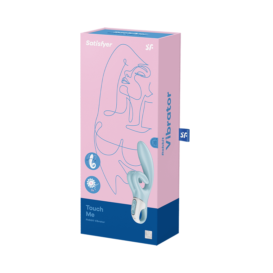 SATISFYER - TOUCH ME VIBRADOR RABBIT ROJO