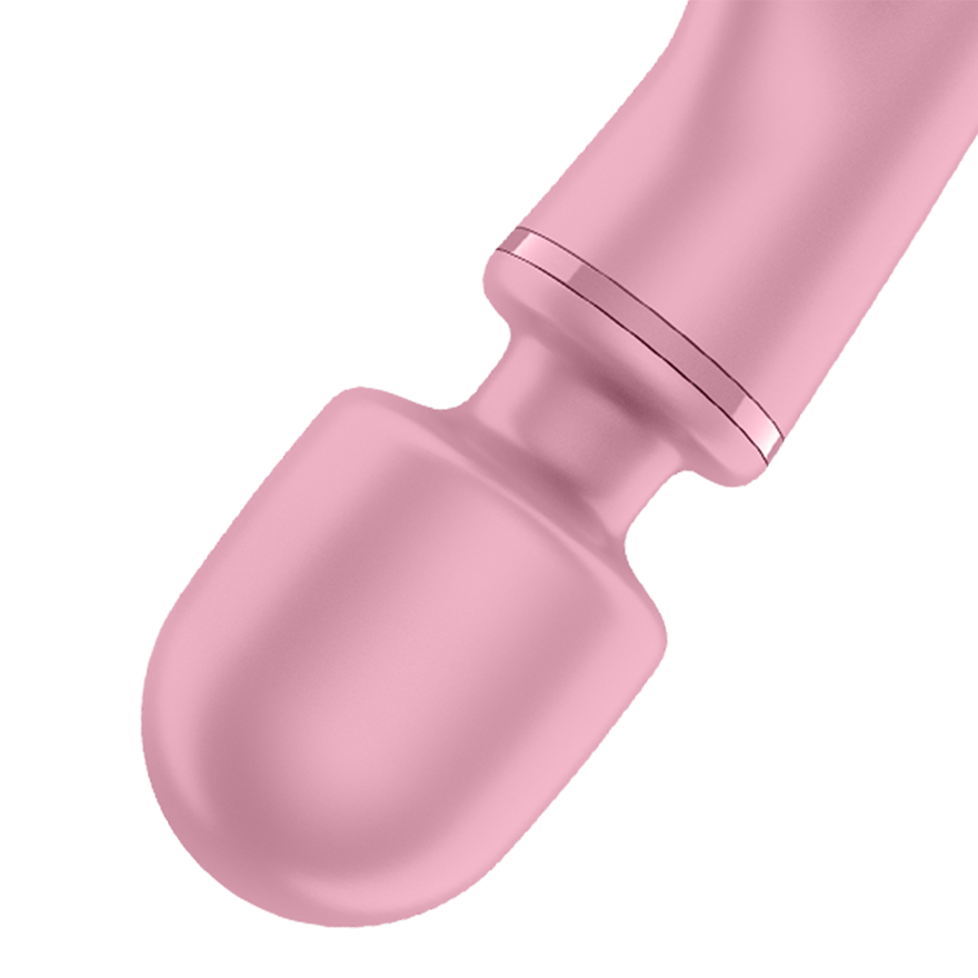 SATISFYER - TRIPLE LOVER MASAJEADOR VIBRADOR RABBIT ROSA
