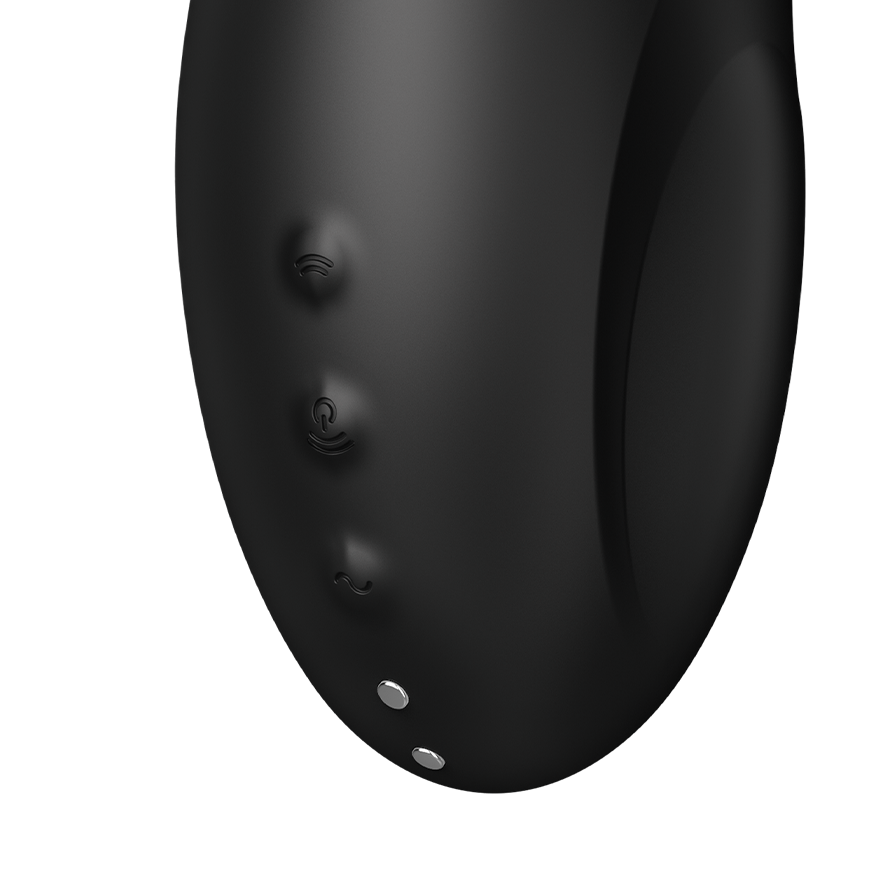 SATISFYER - VULVA LOVER 3 ESTIMULADOR Y VIBRADOR NEGRO