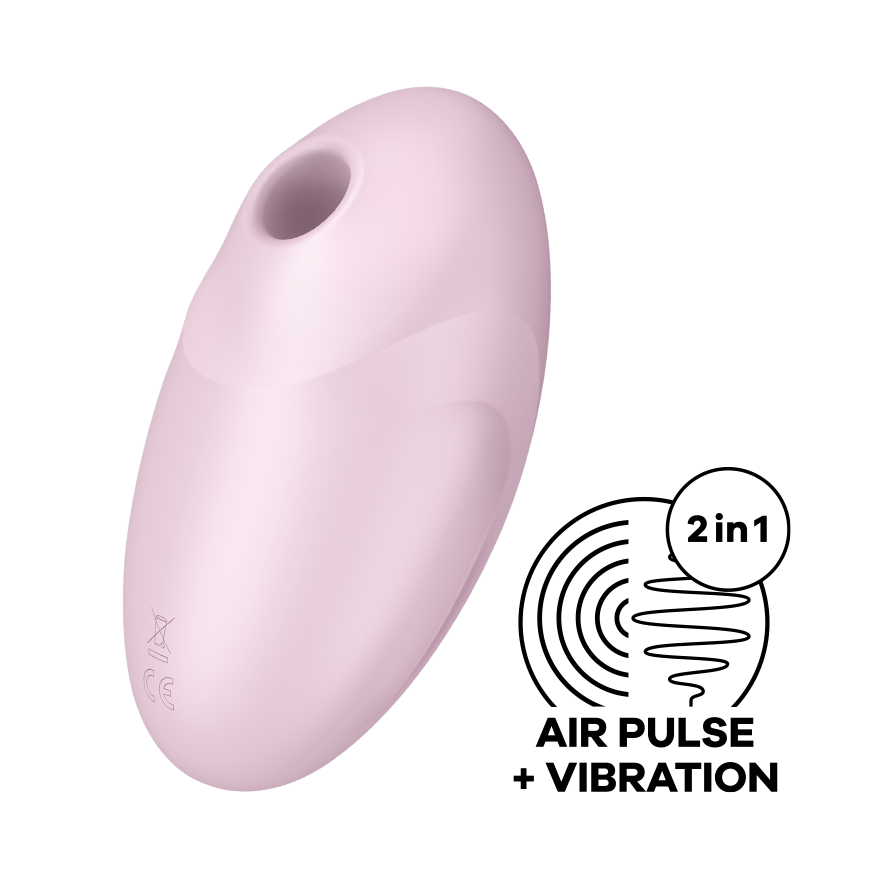 SATISFYER - VULVA LOVER 3 ESTIMULADOR Y VIBRADOR NEGRO