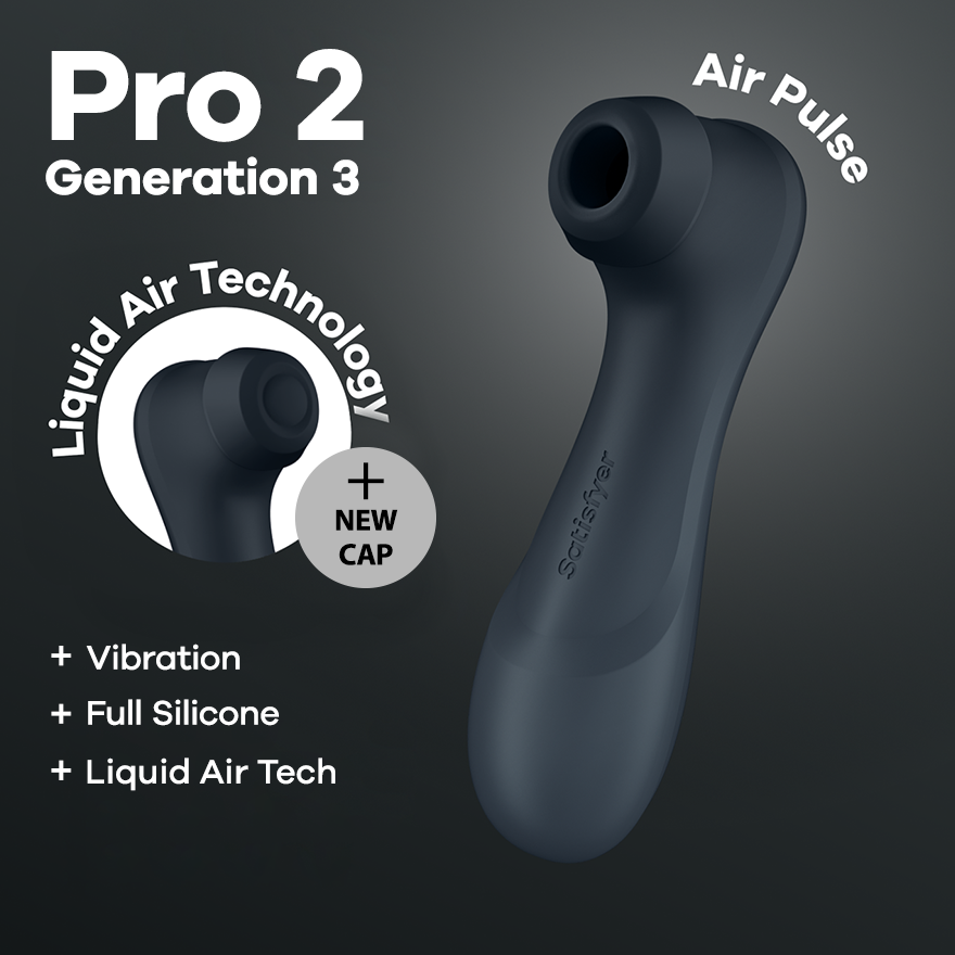 SATISFYER - PRO 2 GENERACIÓN 3 LIQUID AIR TECHNOLOGY GRANATE