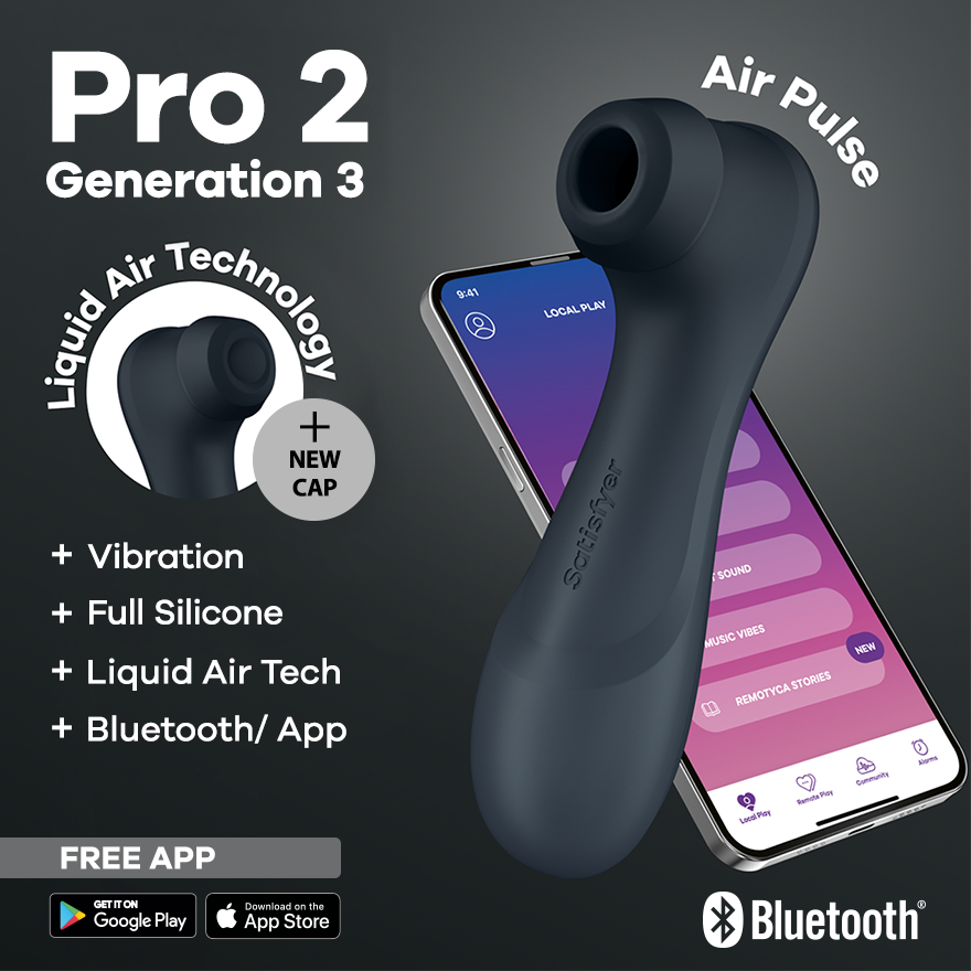SATISFYER PRO 2 GENERATION 3 - NOIR BLUETOOTH & APP