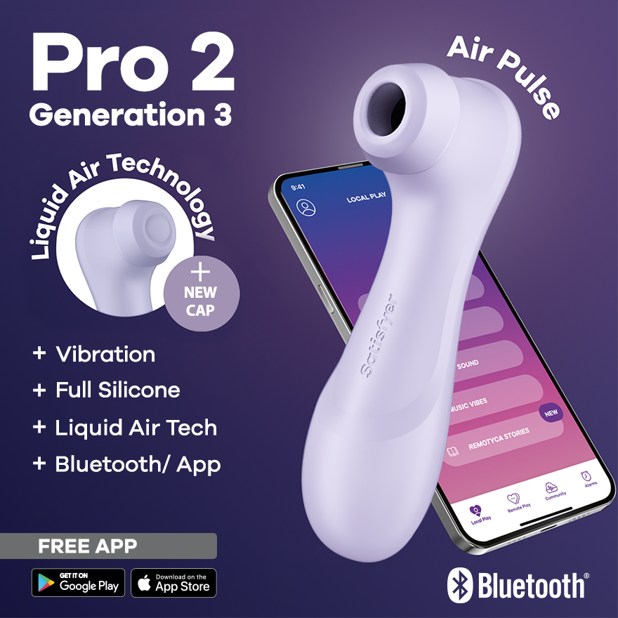 SATISFYER PRO 2 GENERATION 3 - NOIR BLUETOOTH & APP