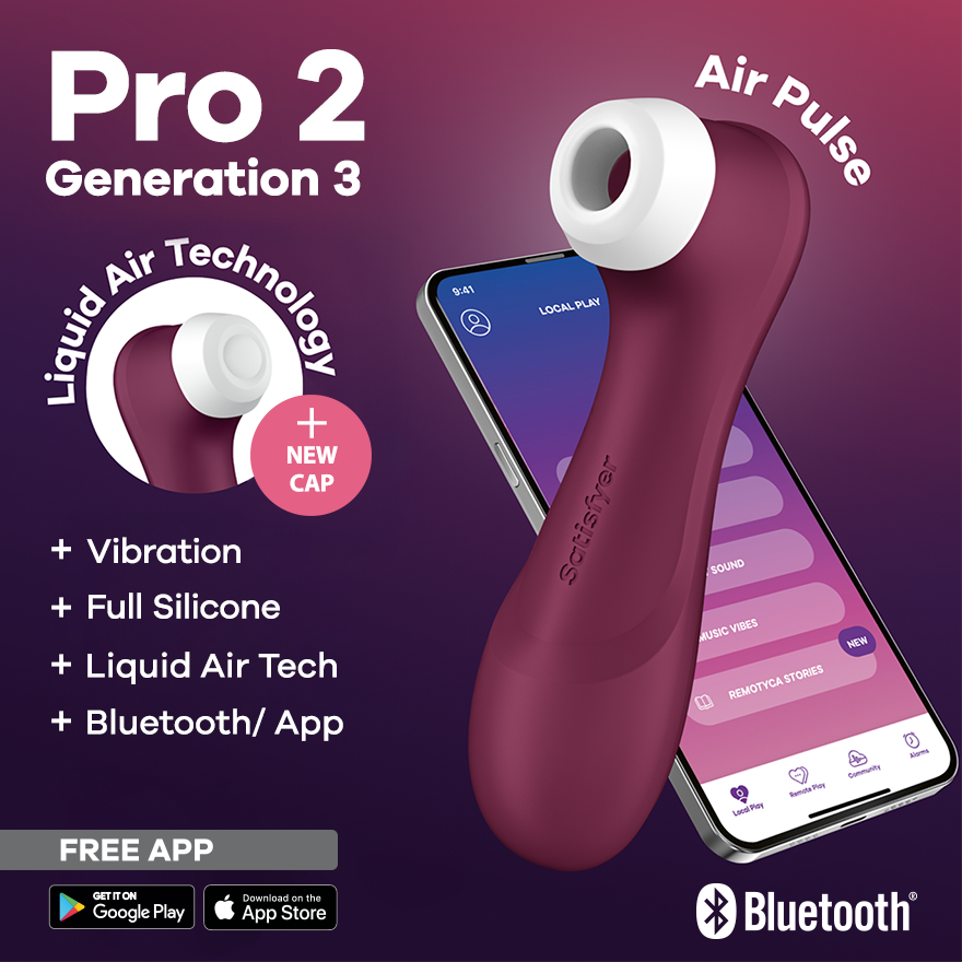 SATISFYER PRO 2 GENERATION 3 - NOIR BLUETOOTH & APP