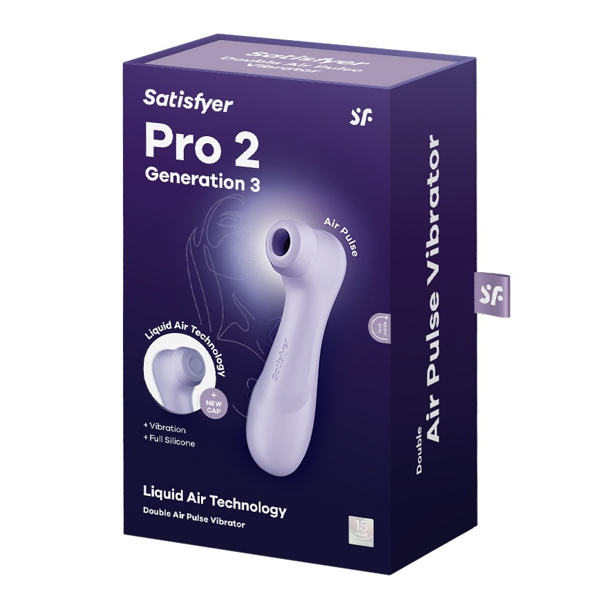 SATISFYER - PRO 2 GENERACIÓN 3 LIQUID AIR TECHNOLOGY GRANATE