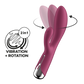 SATISFYER - SPINNING RABBIT 1 ESTIMULACION CLITORIS Y PUNTO G ROJO