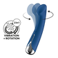 SATISFYER - SPINNING G-SPORT 1 VIBRADOR ROTADOR ROJO