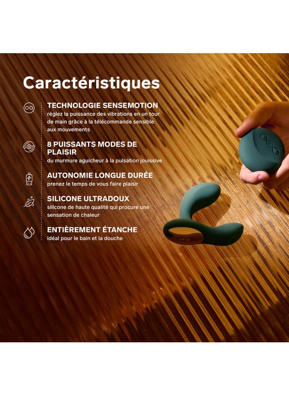 MASSEUR PROSTATIQUE HUGO 2 + TÉLÉCOMMANDE