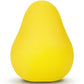 G-VIBE - OEUF MASTURBATEUR TEXTURÉ JAUNE RÉUTILISABLE