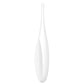 SATISFYER - VIBRATEUR TWIRLING FUN TIP BLANC