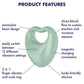 SATISFYER - PAIRE PARFAITE 3 VERT