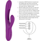 INTENSE - APOLO VIBRATEUR MULTIFONCTION RECHARGEABLE 7 VIBRATIONS AVEC LANGUE OSCILLANTE VIOLET