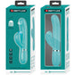 PRETTY LOVE - PERLITA VIBRATEUR MULTIFONCTION 3 EN 1 POINT G VERT AQUA